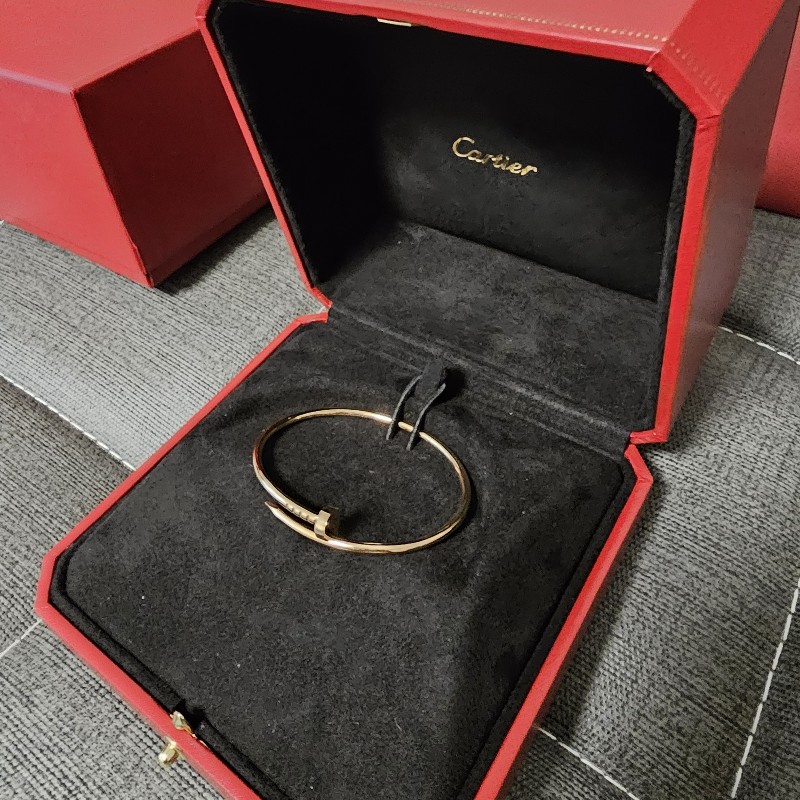 Cartier 手環(16號.玫瑰金.小型款)-8