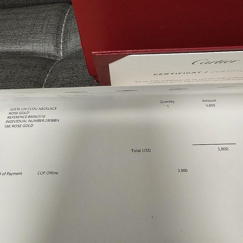 Cartier 手環(16號.玫瑰金.小型款)-11