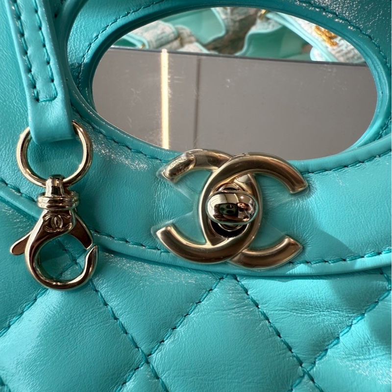 CHANEL 31 Mini 蒂芬妮藍色 🩵防塵袋/全新🩵-1