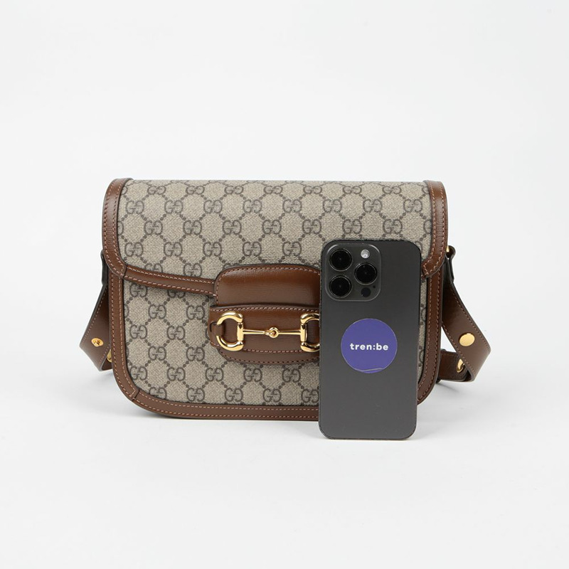 GUCCI Horsebit 1955 小號斜背包 602204-6