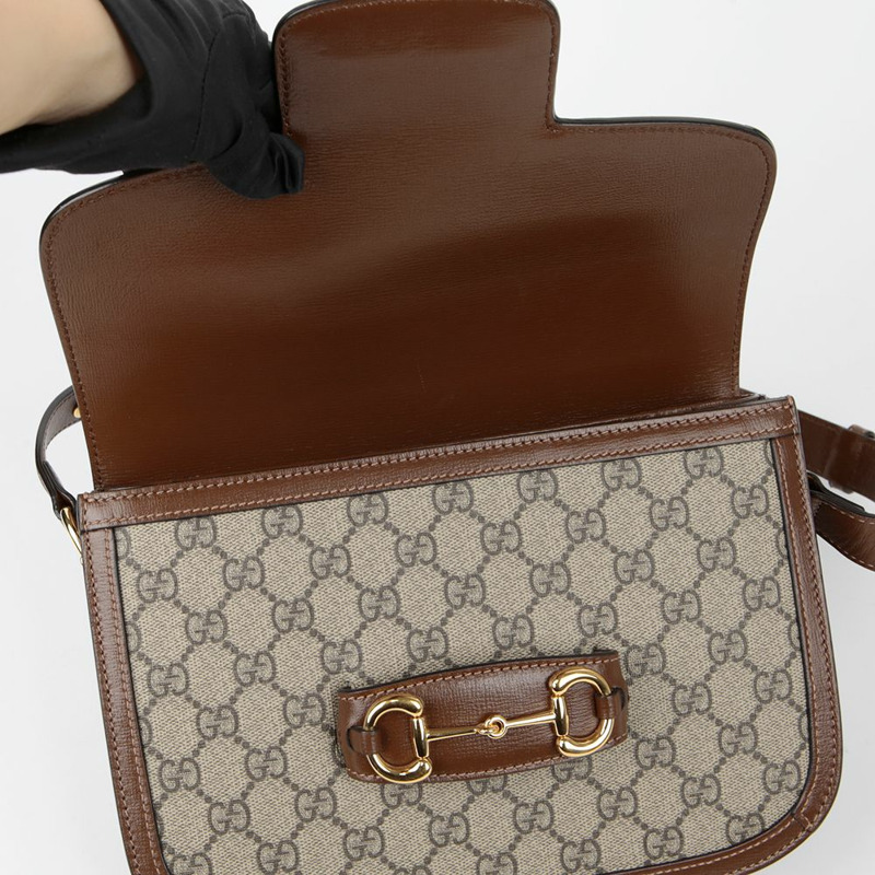 GUCCI Horsebit 1955 小號斜背包 602204-7