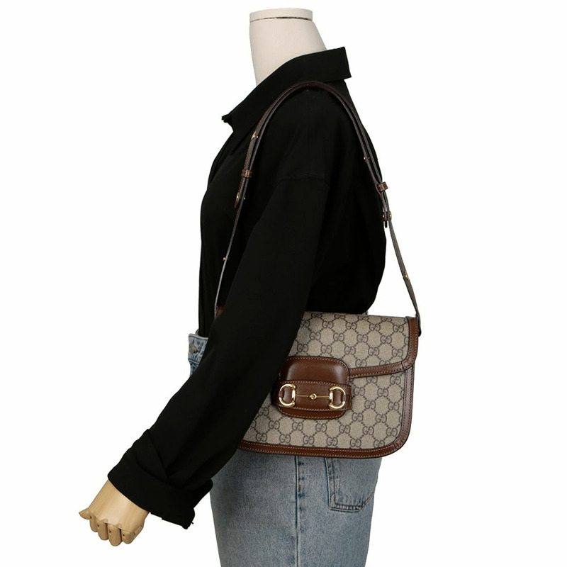 GUCCI Horsebit 1955 小號斜背包 602204-9