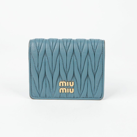 MIU MIU 5MV204 絎縫標誌錢包