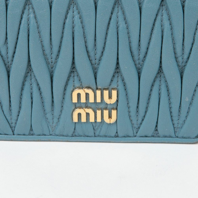 MIU MIU 5MV204 絎縫標誌錢包-1