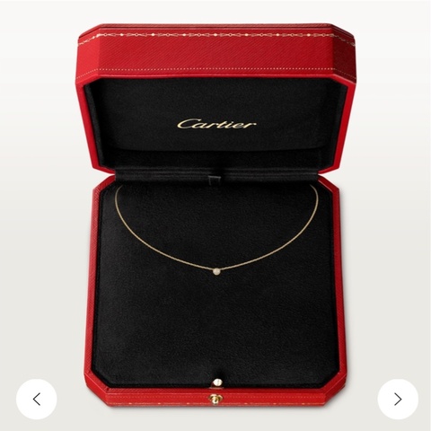 CARTIER D'AMOUR吊墜 圓形明亮式切割鑽石