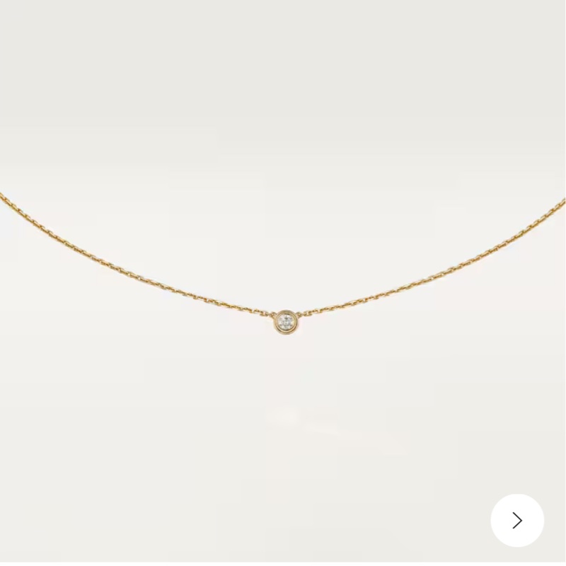 CARTIER D'AMOUR吊墜 圓形明亮式切割鑽石-1