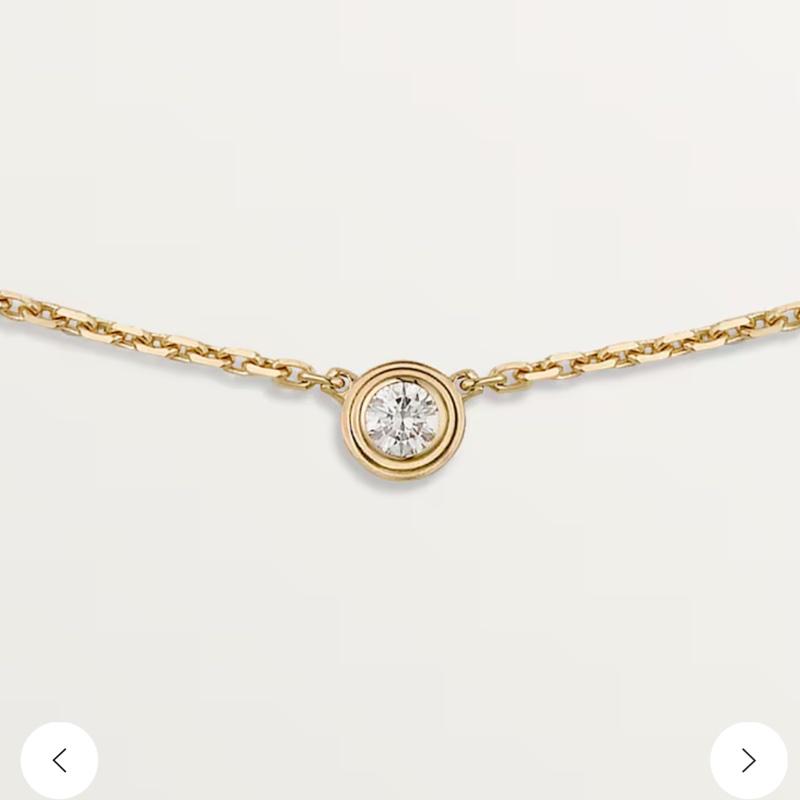 CARTIER D'AMOUR吊墜 圓形明亮式切割鑽石-3