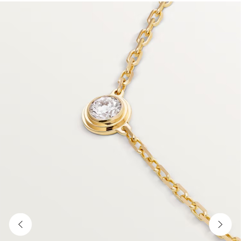 CARTIER D'AMOUR吊墜 圓形明亮式切割鑽石 小型款-2