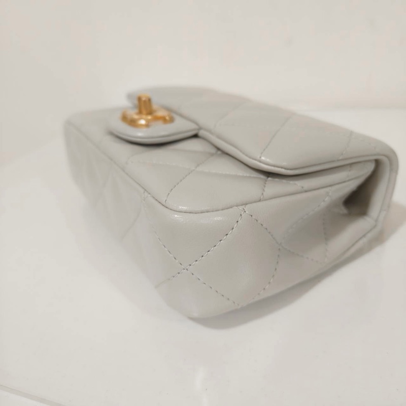Chanel 灰色 愛心調節釦 25c新品 CF20-3