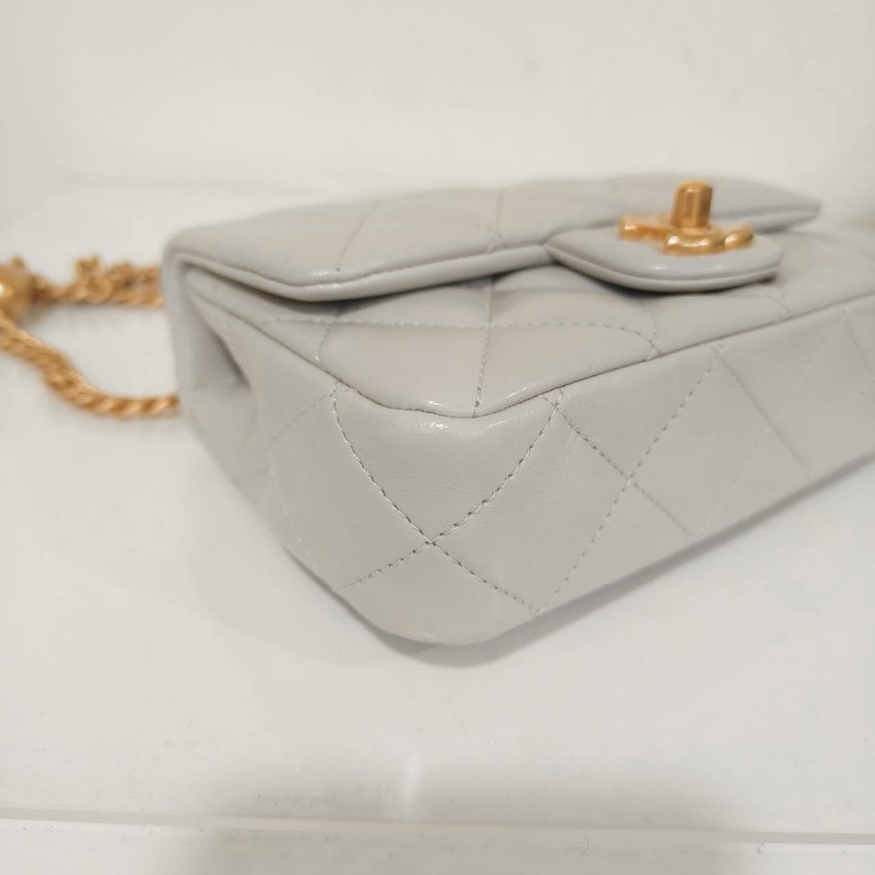 Chanel 灰色 愛心調節釦 25c新品 CF20-6