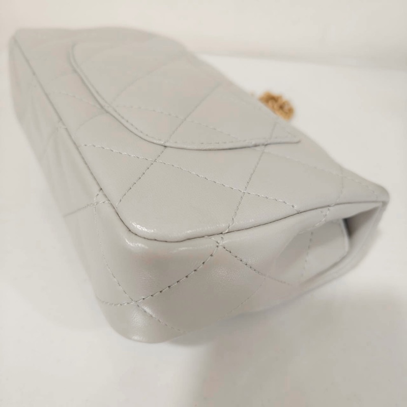 Chanel 灰色 愛心調節釦 25c新品 CF20-7