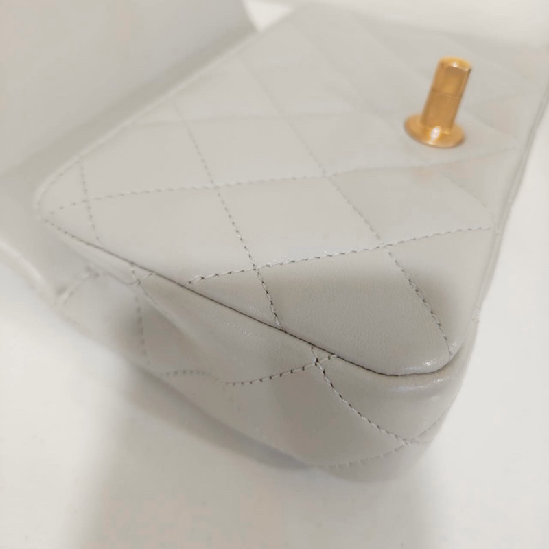 Chanel 灰色 愛心調節釦 25c新品 CF20-9