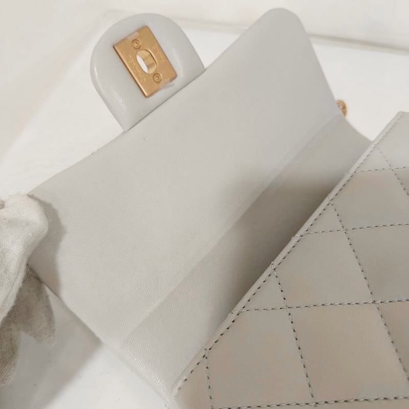 Chanel 灰色 愛心調節釦 25c新品 CF20-10