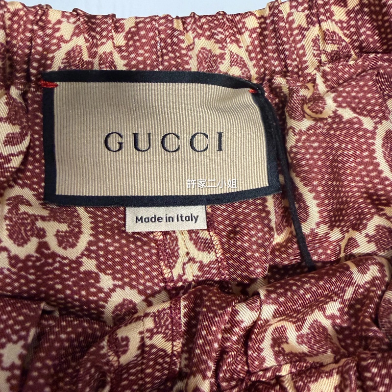 Gucci 全新 老花短褲 XS-4