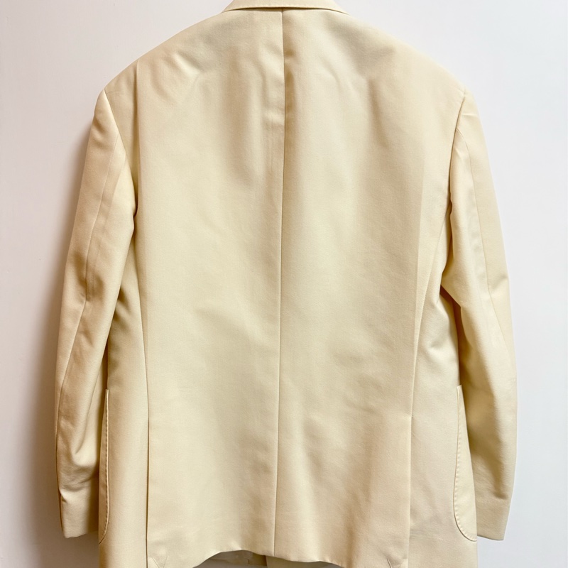 Louis Vuitton ecru double breasted blazer jacket 46 西裝外套-2
