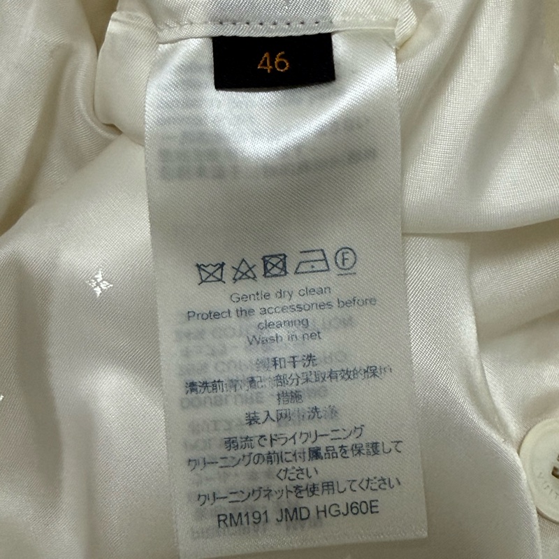 Louis Vuitton ecru double breasted blazer jacket 46 西裝外套-7