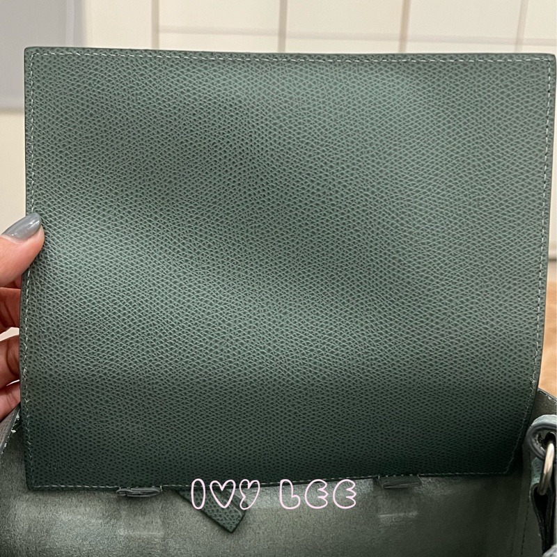 Celine 2-Way Vertical Cabas 托特包 斜背包 直立式 手提 綠色 正品 二手精品-3