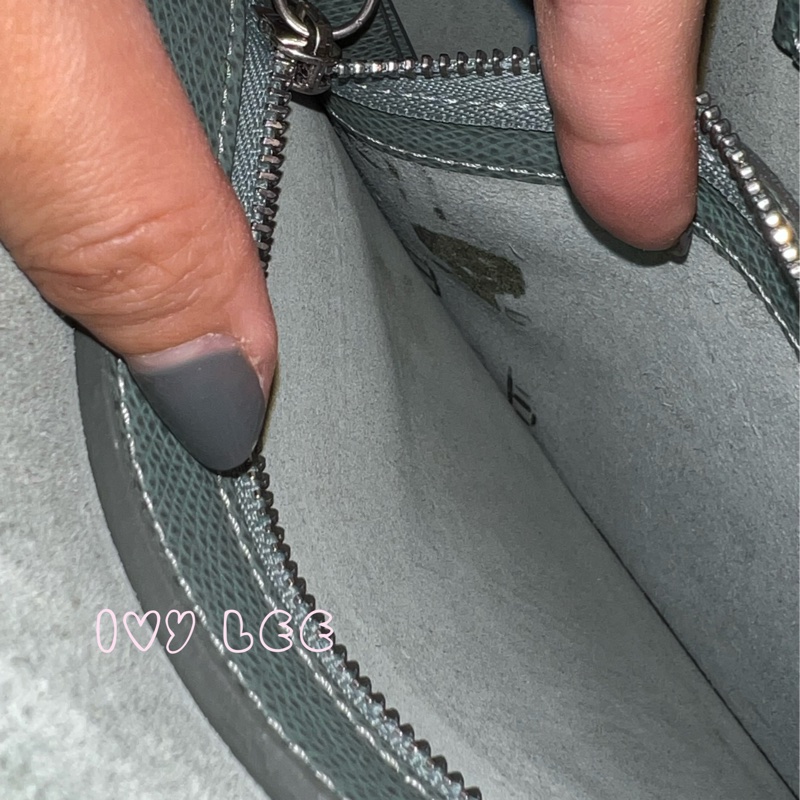 Celine 2-Way Vertical Cabas 托特包 斜背包 直立式 手提 綠色 正品 二手精品-8