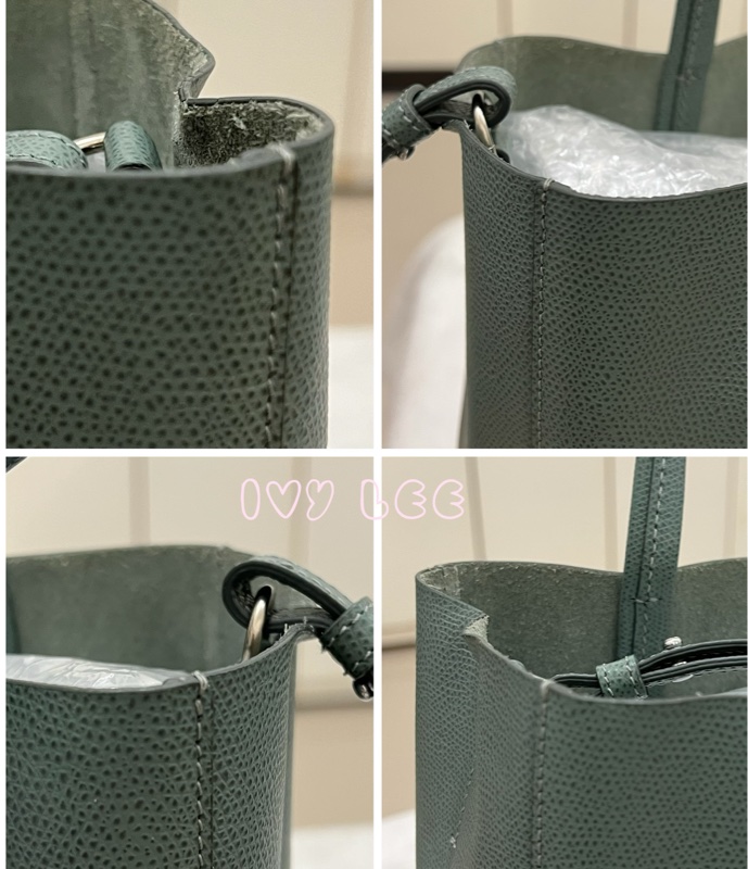 Celine 2-Way Vertical Cabas 托特包 斜背包 直立式 手提 綠色 正品 二手精品-19