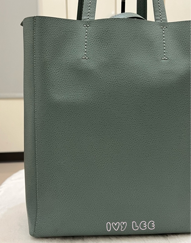 Celine 2-Way Vertical Cabas 托特包 斜背包 直立式 手提 綠色 正品 二手精品-23