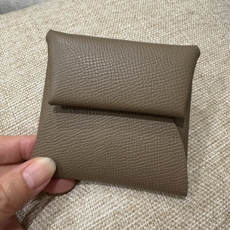 Hermes Bastia大象灰零錢包 👛 全新B刻 2024購證 可送禮-2
