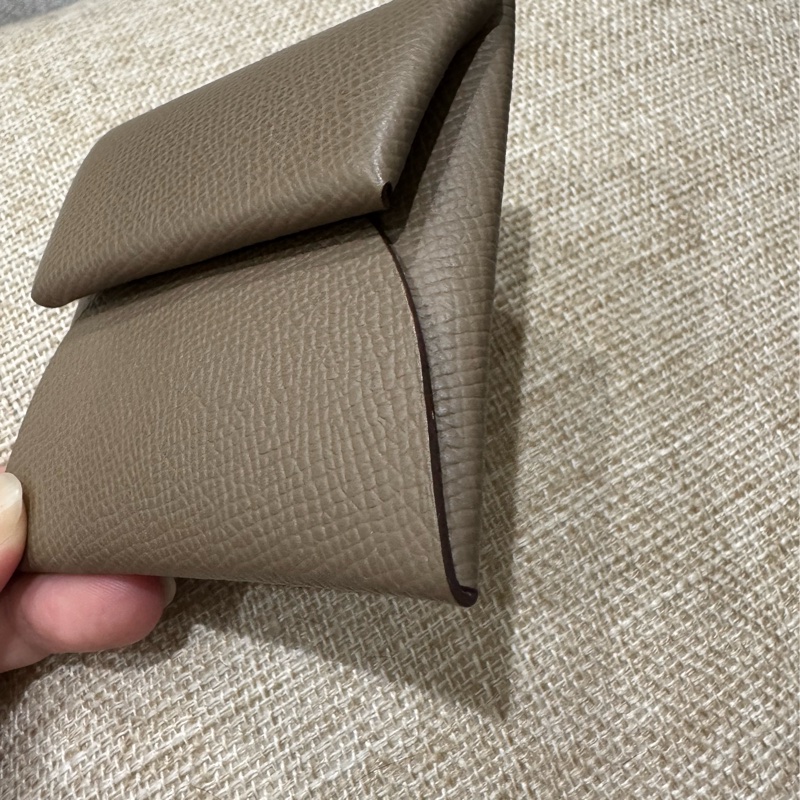 Hermes Bastia大象灰零錢包 👛 全新B刻 2024購證 可送禮-4