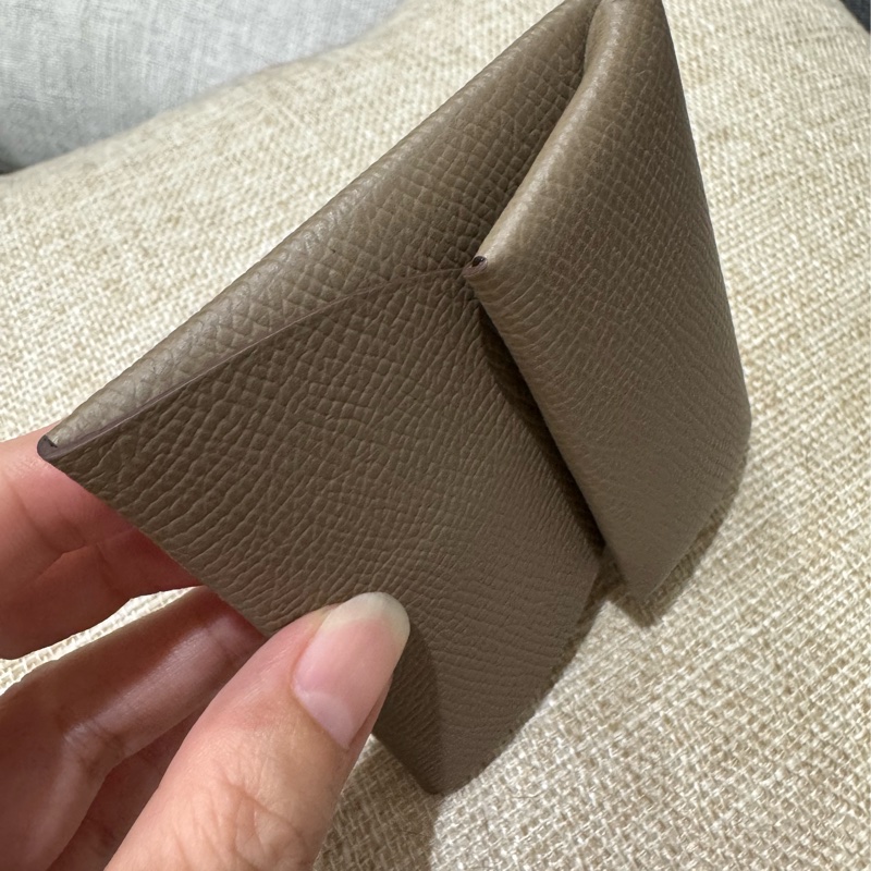 Hermes Bastia大象灰零錢包 👛 全新B刻 2024購證 可送禮-5