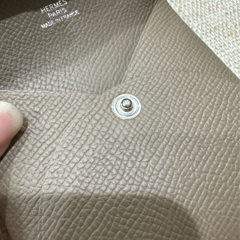 Hermes Bastia大象灰零錢包 👛 全新B刻 2024購證 可送禮-9