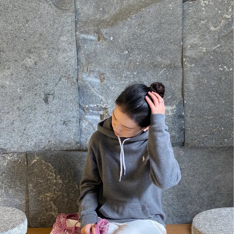 (保留中)Polo Ralph Lauren極品帽T xxs(細量放在圖片處) 原價買7-8000 當時太喜歡了. 裡面是有內刷毛!!!!! 只穿過1-2次,說全新狀態也不為過的那種-4