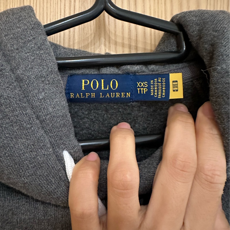 (保留中)Polo Ralph Lauren極品帽T xxs(細量放在圖片處) 原價買7-8000 當時太喜歡了. 裡面是有內刷毛!!!!! 只穿過1-2次,說全新狀態也不為過的那種-9