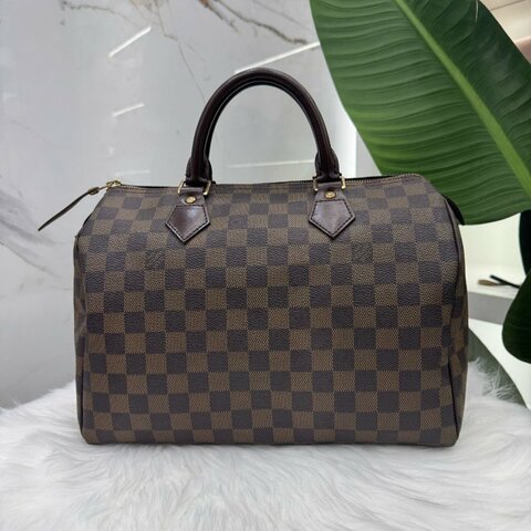 Louis Vuitton speedy30棋盤格 手提包