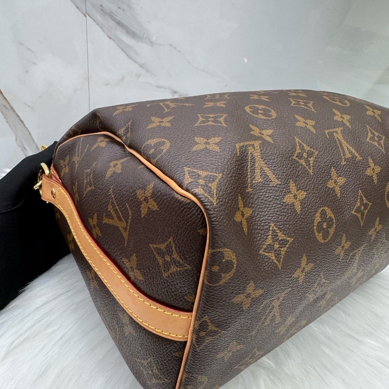 Louis Vuitton speedy25 手提包肩背包 晶片款-11