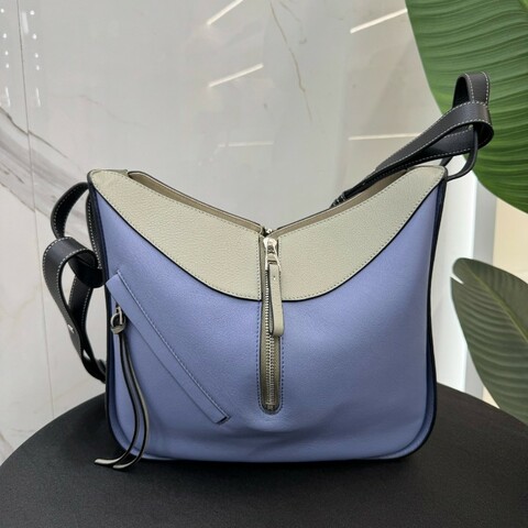 LOEWE/羅意威 hammock小號拼色吊床手提包 肩背包