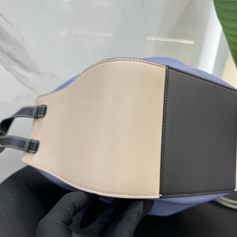 LOEWE/羅意威 hammock小號拼色吊床手提包 肩背包-8