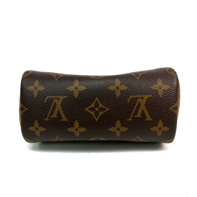△ Louis Vuitton 路易威登 Brown Coated Canvas Monogram Nano Speedy 2 Way Bag M81085 啡色塗層帆布經典老花兩用袋 - 257020830-5
