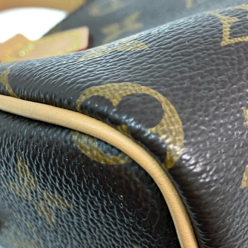 △ Louis Vuitton 路易威登 Brown Coated Canvas Monogram Nano Speedy 2 Way Bag M81085 啡色塗層帆布經典老花兩用袋 - 257020830-6