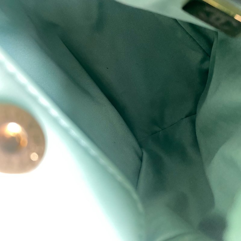 △ Chanel 香奈兒 Light Green Lambskin Gold Tone Metal Bucket Bag AS3793 淺綠色小羊皮金色金屬鎖鏈水桶袋 - 257020911-17