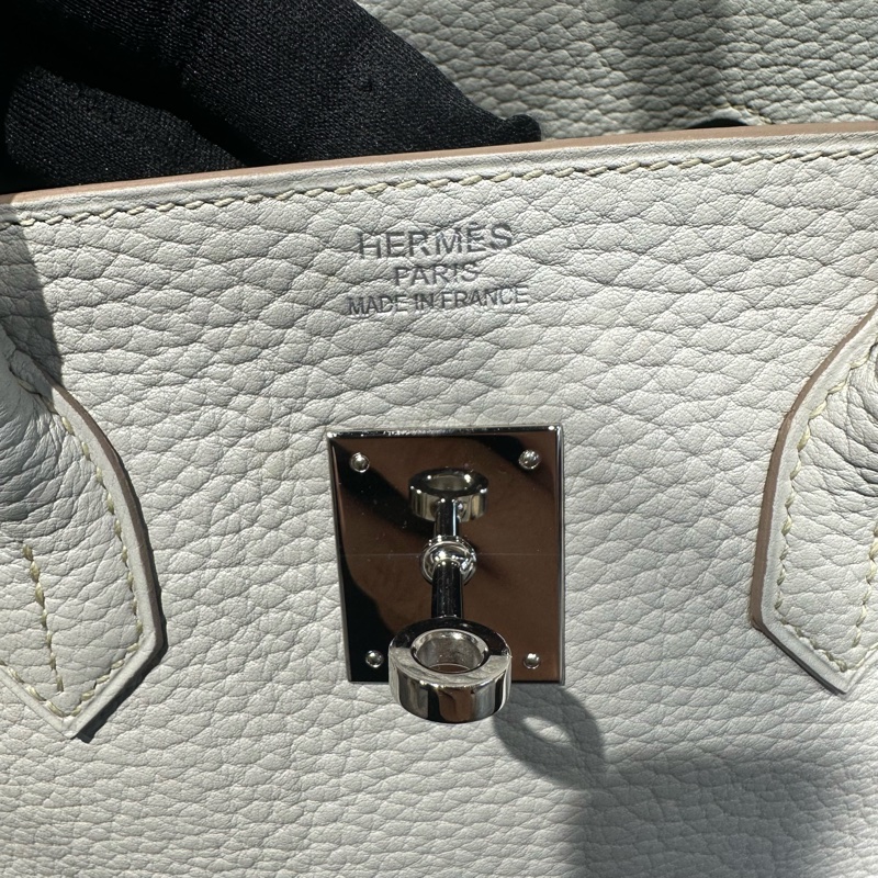 HERMES爱马仕 Birkin 35银扣 铂金包手提包-7