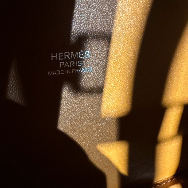 HERMES Picotin Lock系列 20 金扣 鸵鸟皮菜篮子水桶包手提包-6