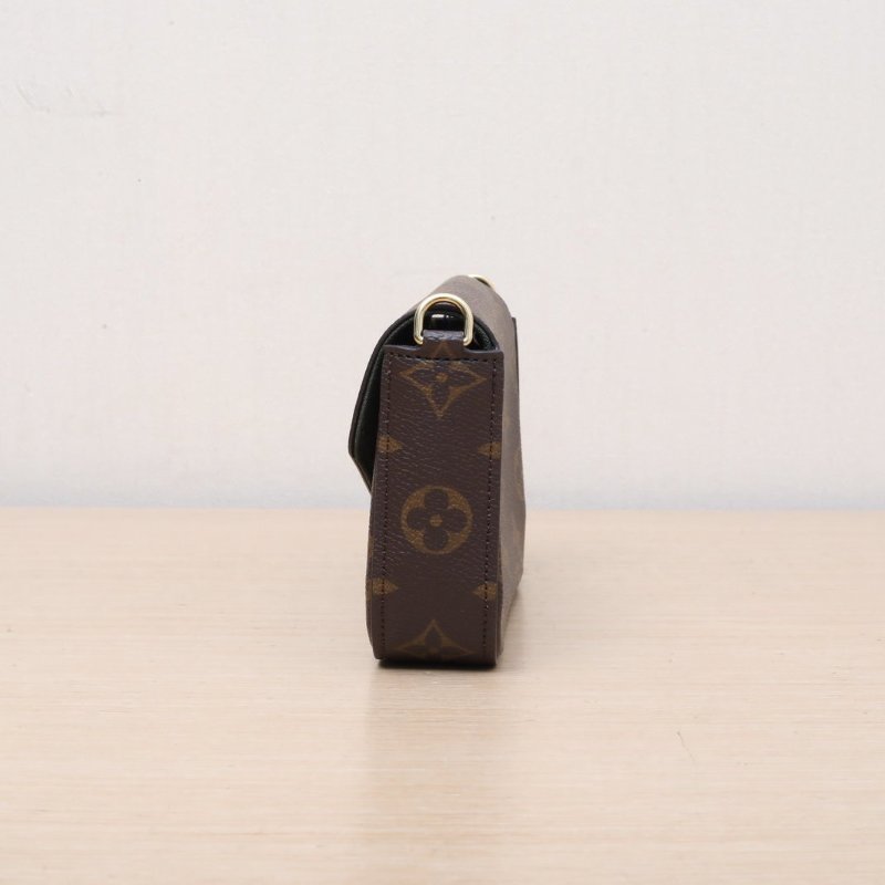 LOUIS VUITTON FelicieStrapGo新三合一寬肩帶老花PVC晶片肩背包-2