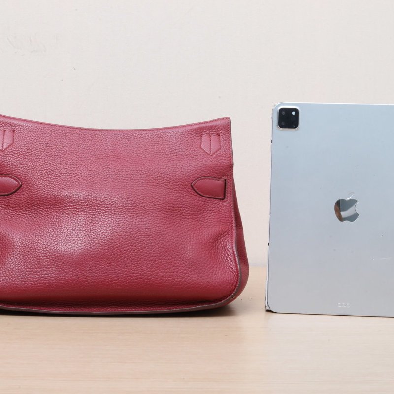 HERMES K5托斯卡紫TC皮框O銀扣愛馬仕吉普賽31肩背包-4