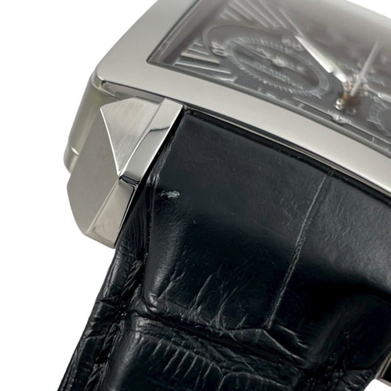 歐米茄碟飛X2計時碼錶 423.13.37.50.01.001 不鏽鋼皮革男士自動同軸腕錶黑色-9