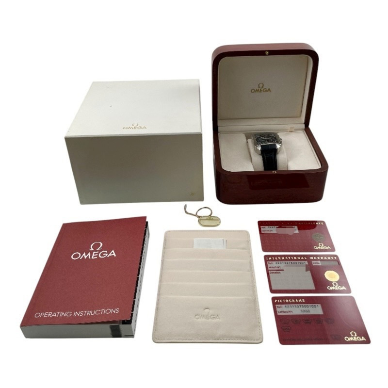 歐米茄碟飛X2計時碼錶 423.13.37.50.01.001 不鏽鋼皮革男士自動同軸腕錶黑色-10