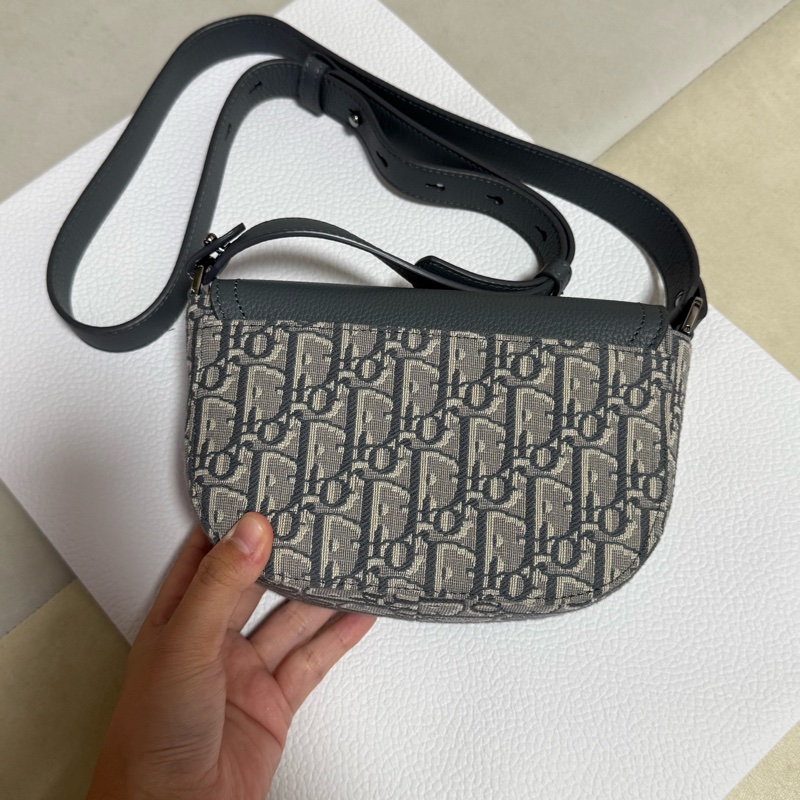 DIOR Saddle 迷你翻蓋郵差包-3