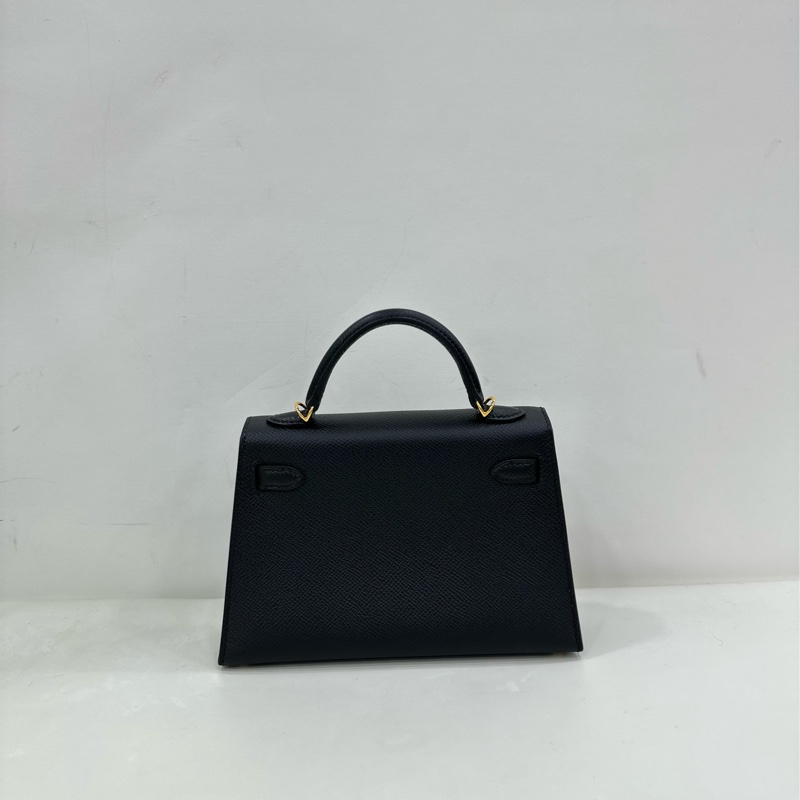Hermès愛馬仕 mini kelly二代 黑金 epsom皮 Y刻-2