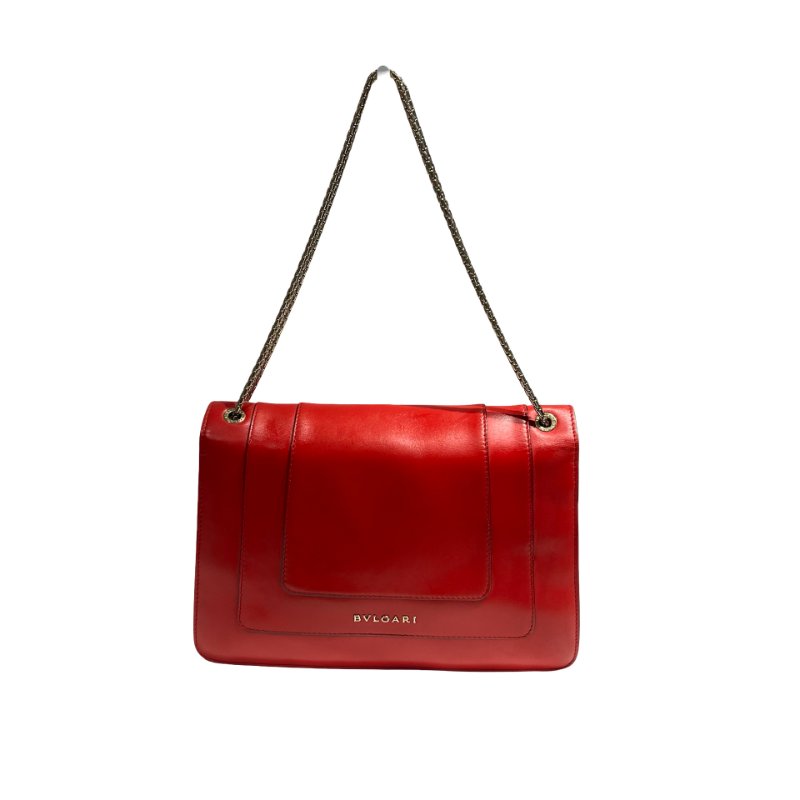 BVLGARI SERPENTI FOREVER RED CALFSKIN GHW-1