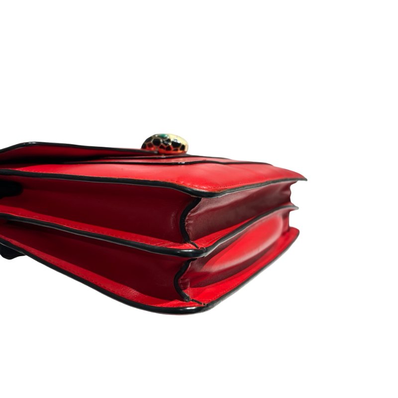 BVLGARI SERPENTI FOREVER RED CALFSKIN GHW-6