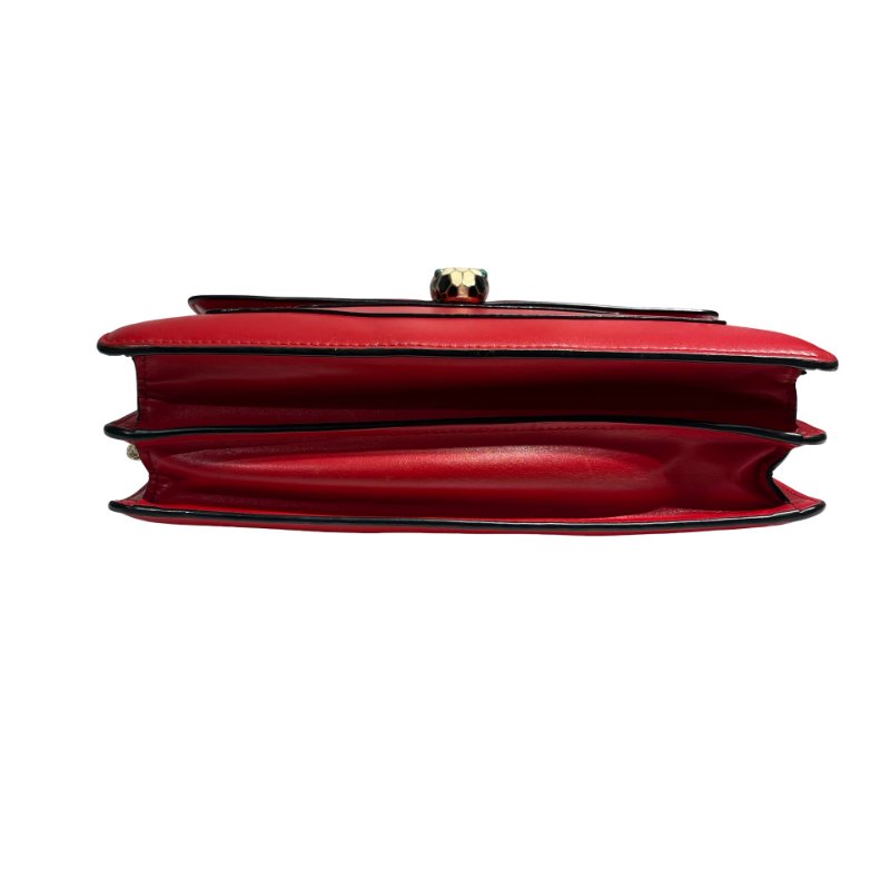 BVLGARI SERPENTI FOREVER RED CALFSKIN GHW-7