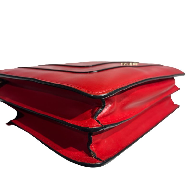 BVLGARI SERPENTI FOREVER RED CALFSKIN GHW-8