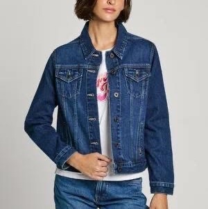 MAX＆Co 刷白復古牛仔外套